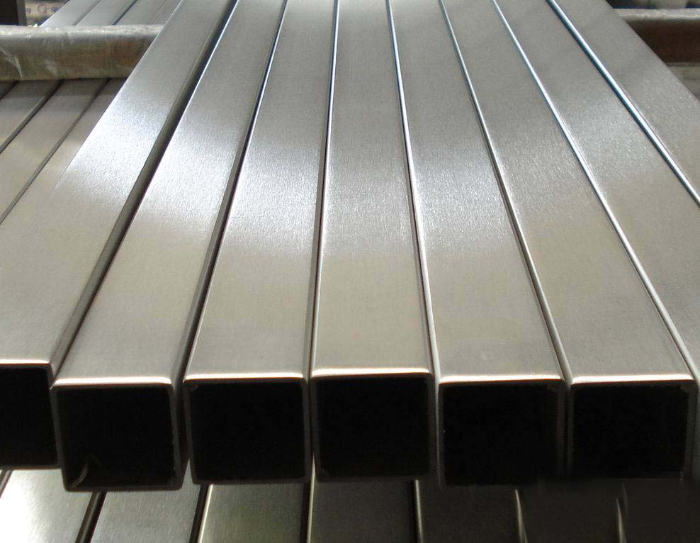 Stainless steel square pipe section Stainless steel square pipe section