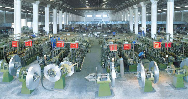 stainless steel tube making machine workshop stainless steel tube making machine workshop